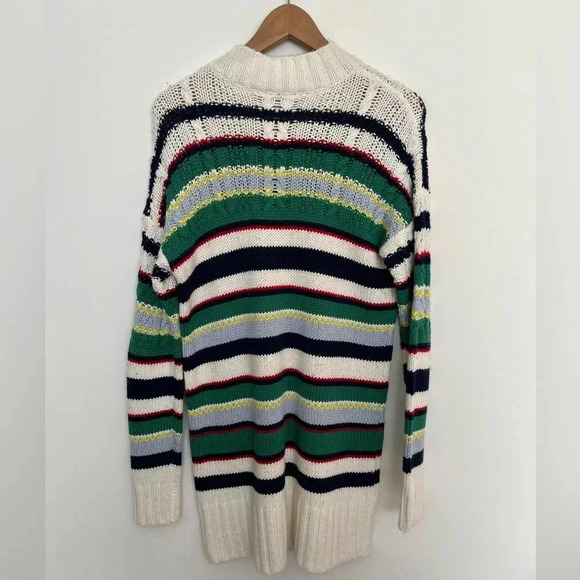 BCBG NWT Colorblock Knit Sweater Dress Oversized Fit XS - Picture 3 of 9